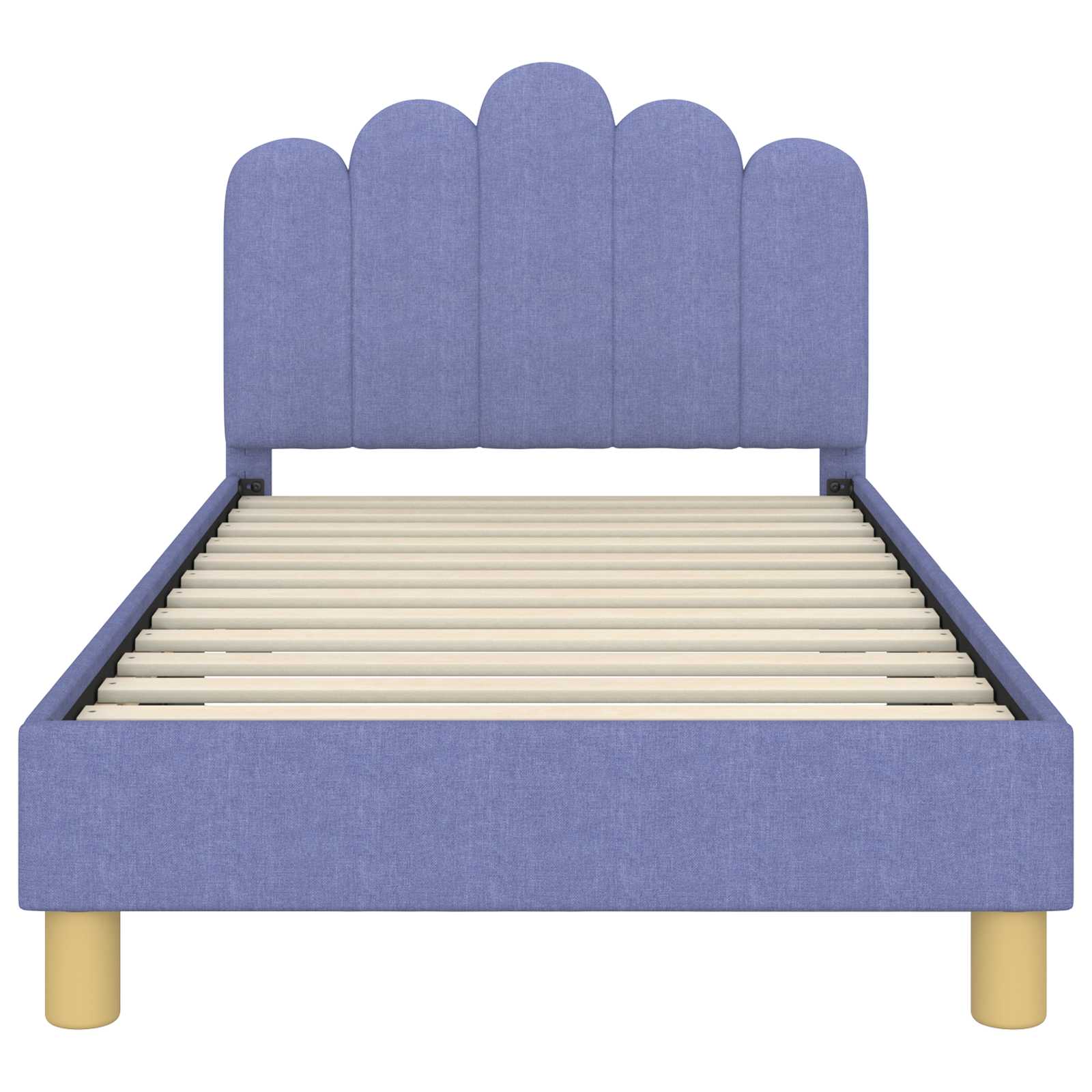 Cadre de lit pour enfants avec tête de lit Bleu denim - XIOS