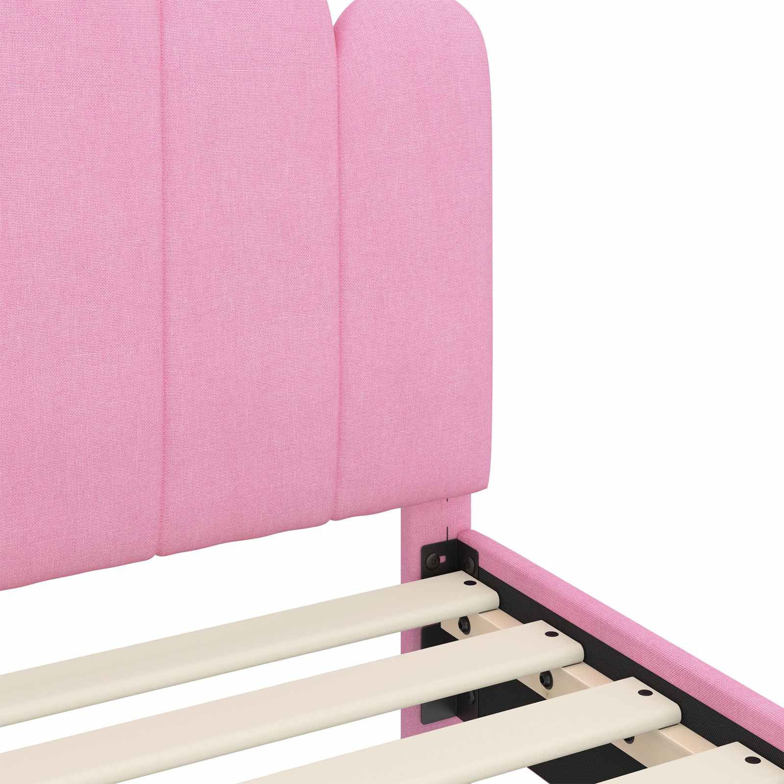 Cadre de lit pour enfants avec tête de lit Rose 80 x 200 cm - XIOS