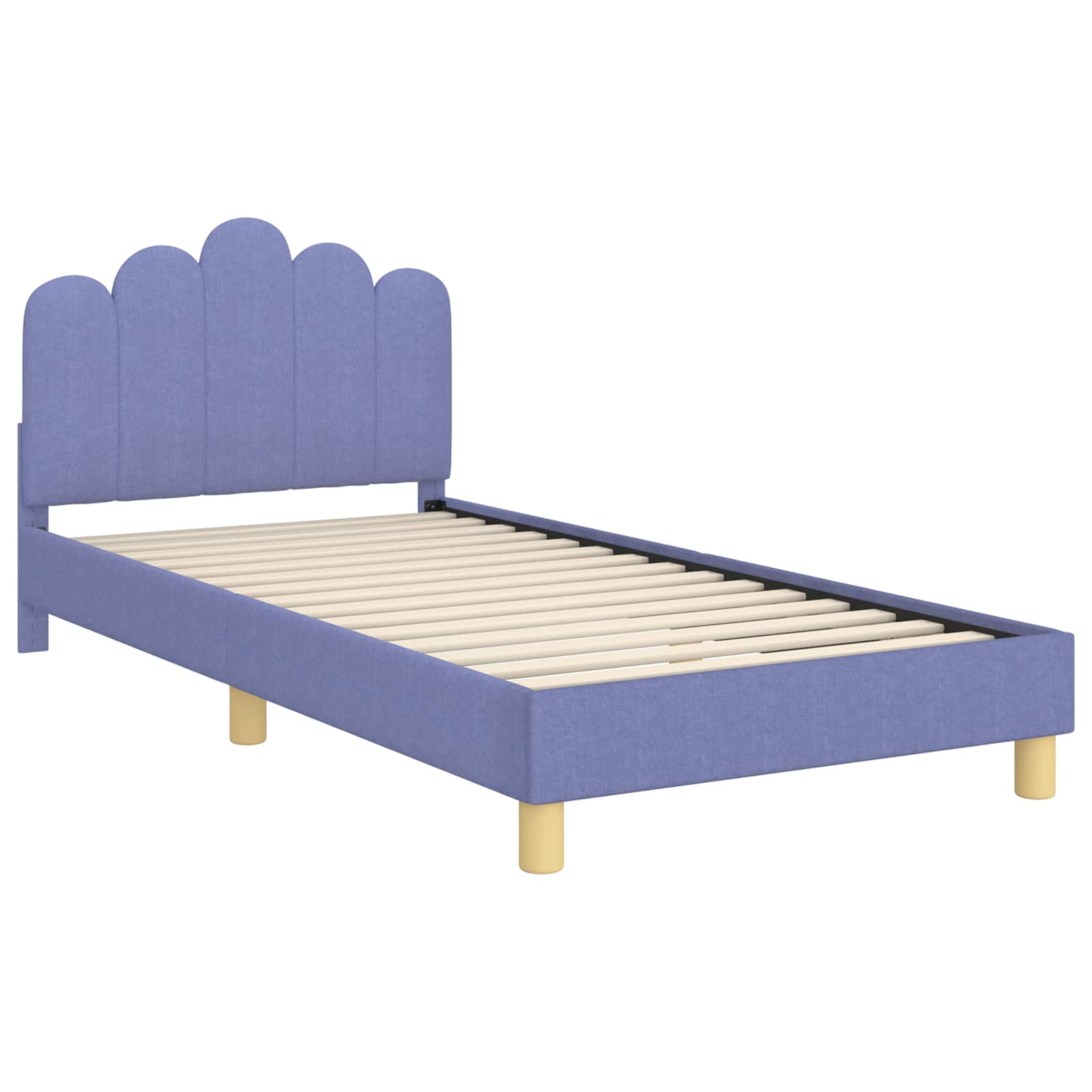 Cadre de lit pour enfants avec tête de lit Bleu denim - XIOS