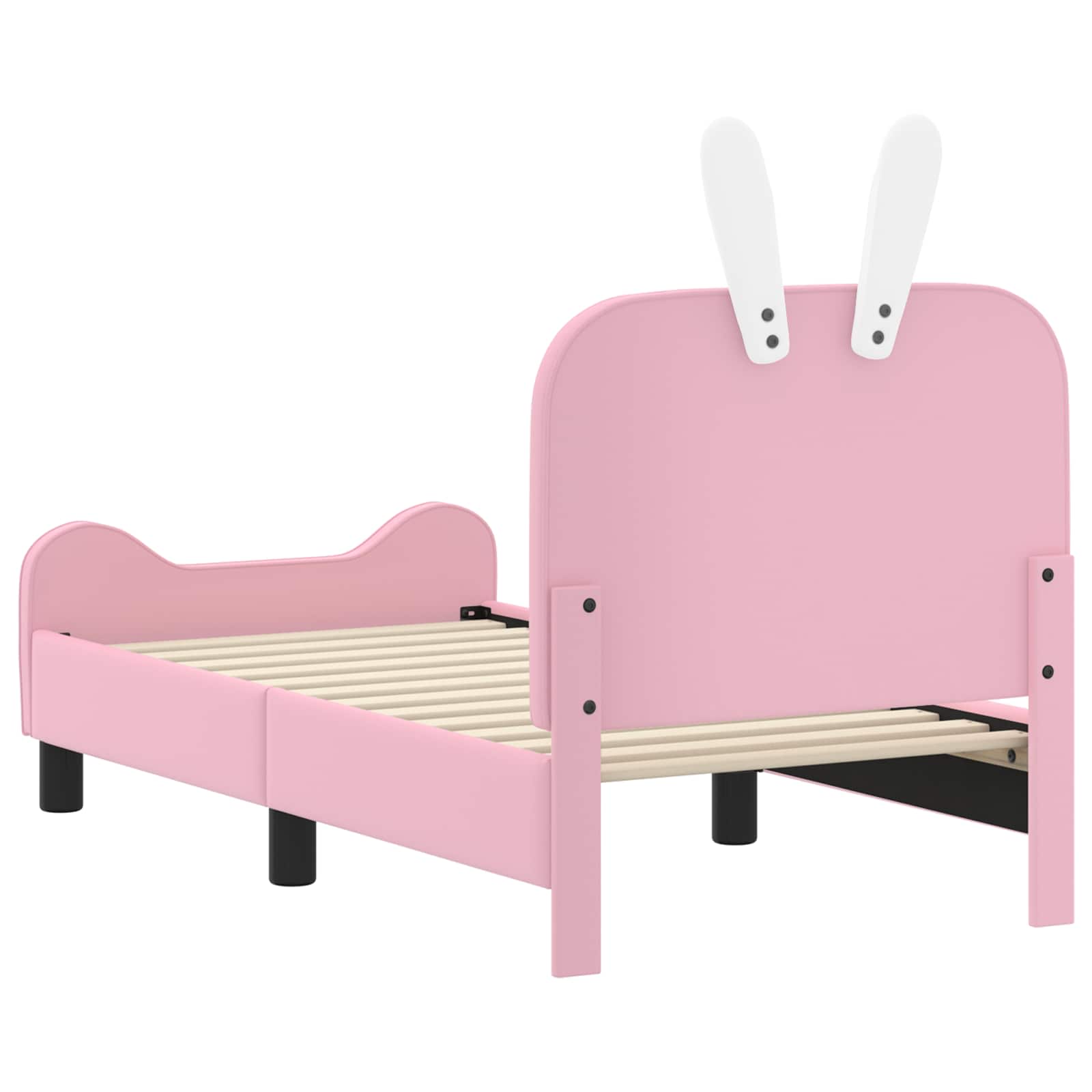 Cadre de lit pour tout-petit avec tête de lit Rose 70 x 140 cm - XIOS