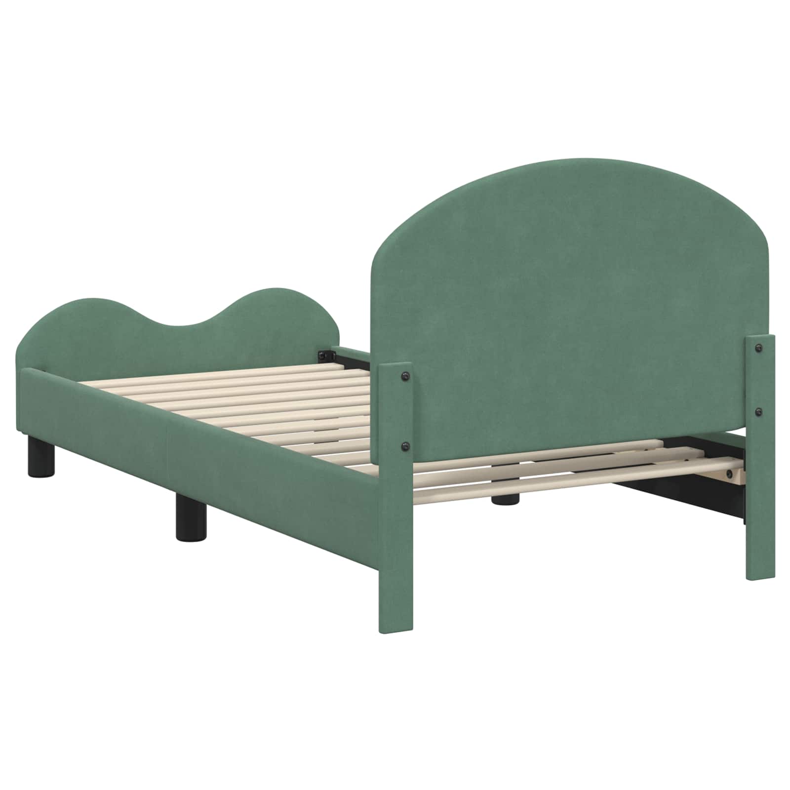Cadre de lit pour enfants avec tête de lit Vert Mer 80 x 160 cm - XIOS