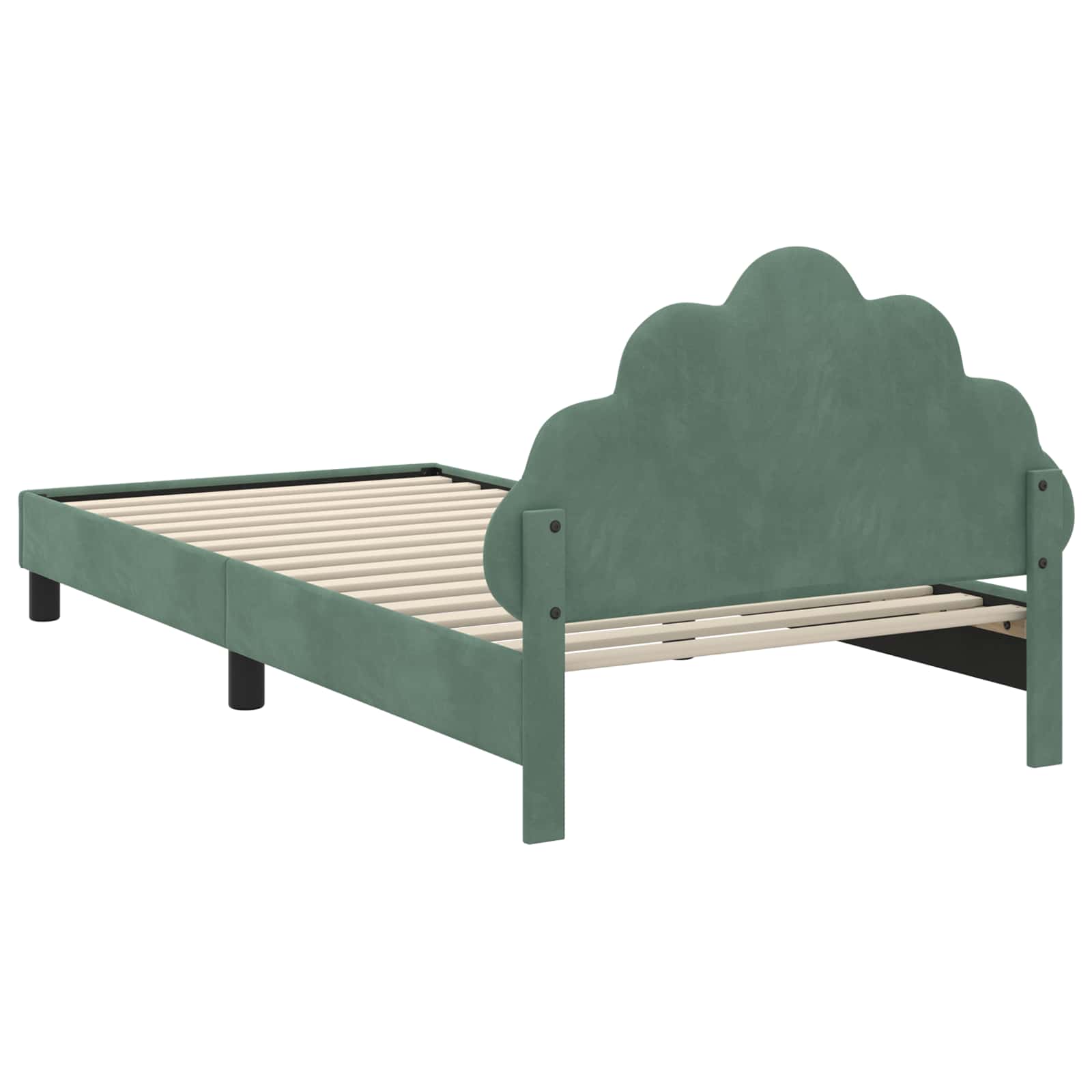 Cadre de lit pour enfants avec tête de lit Vert Mer 80 x 200 cm - XIOS