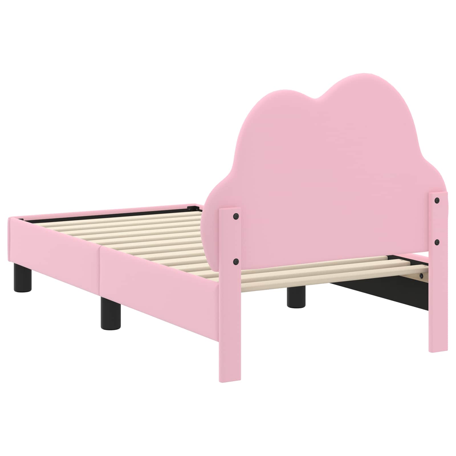 Cadre de lit pour tout-petit avec tête de lit Rose 70 x 140 cm - XIOS