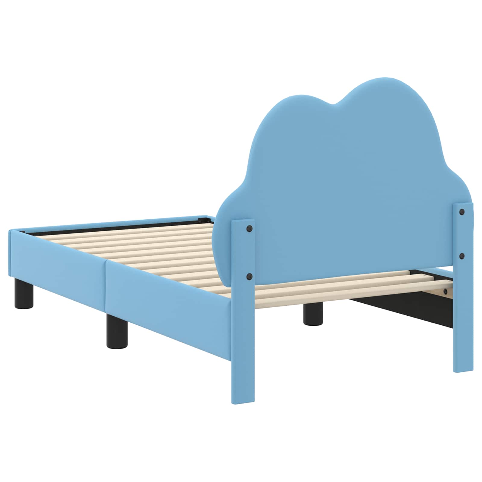 Cadre de lit pour tout-petit avec tête de lit Bleu 70 x 140 cm - XIOS