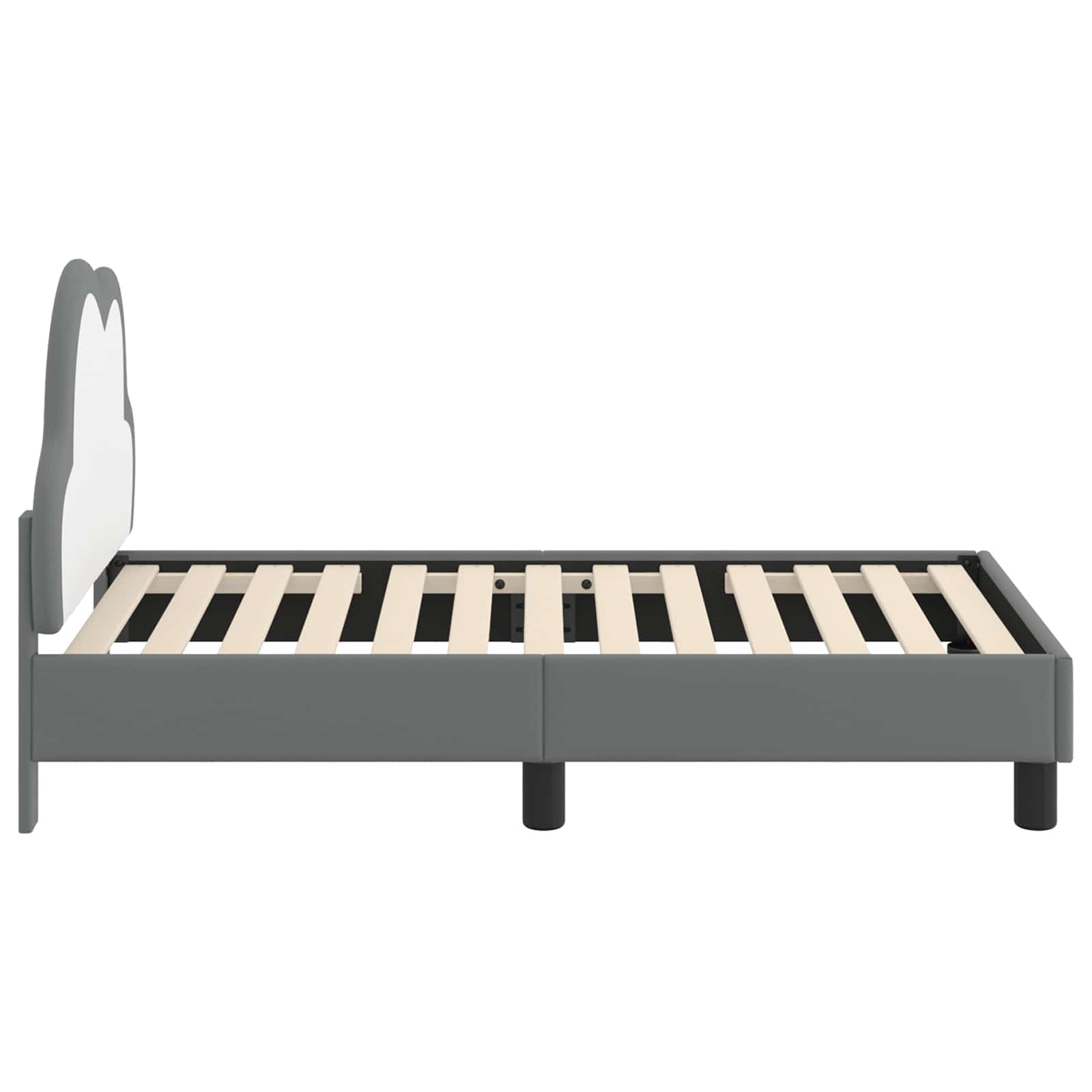 Cadre de lit pour tout-petit avec tête de lit Gris clair PU - XIOS