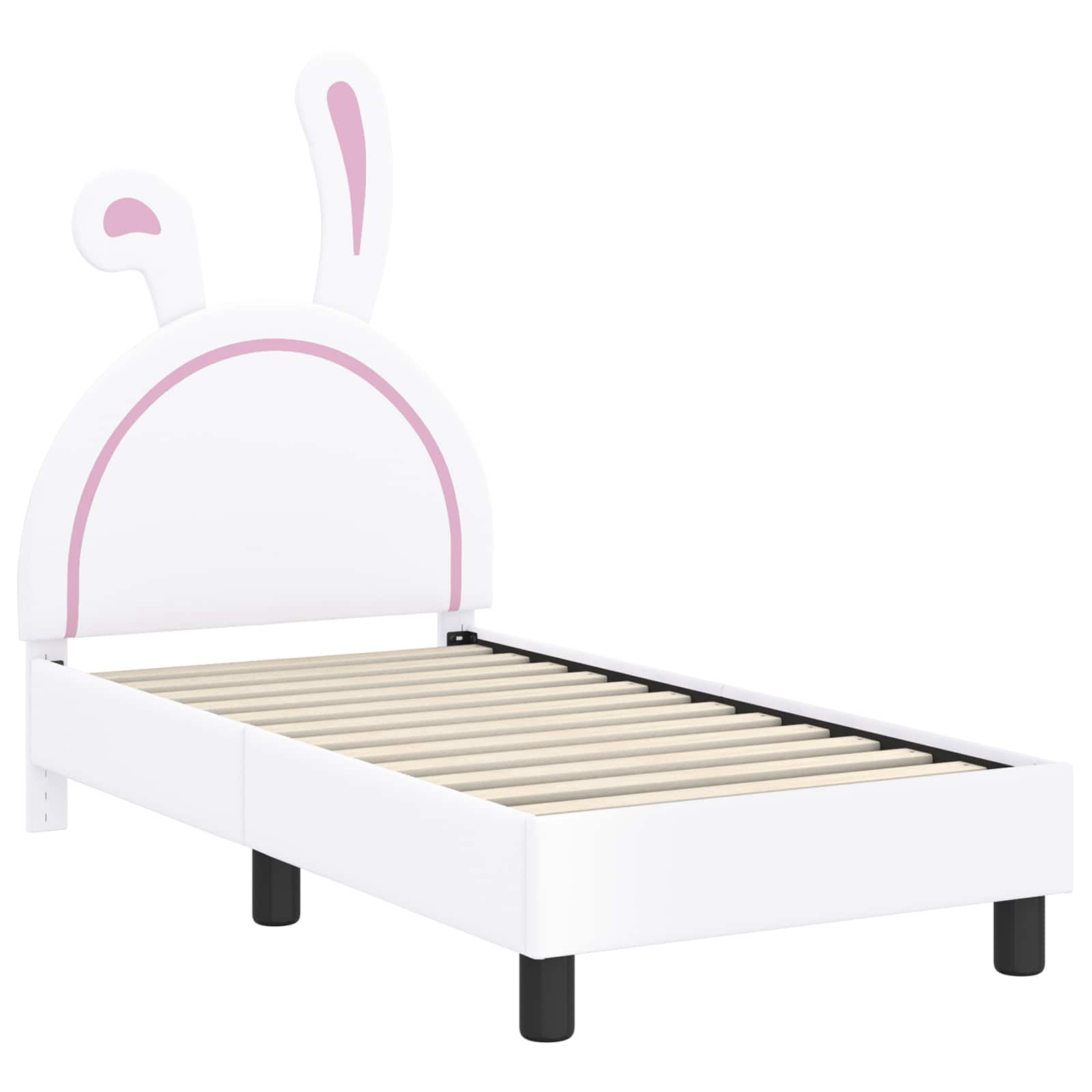 Cadre de lit pour tout-petit avec tête de lit Blanc 70 x 140 cm - XIOS