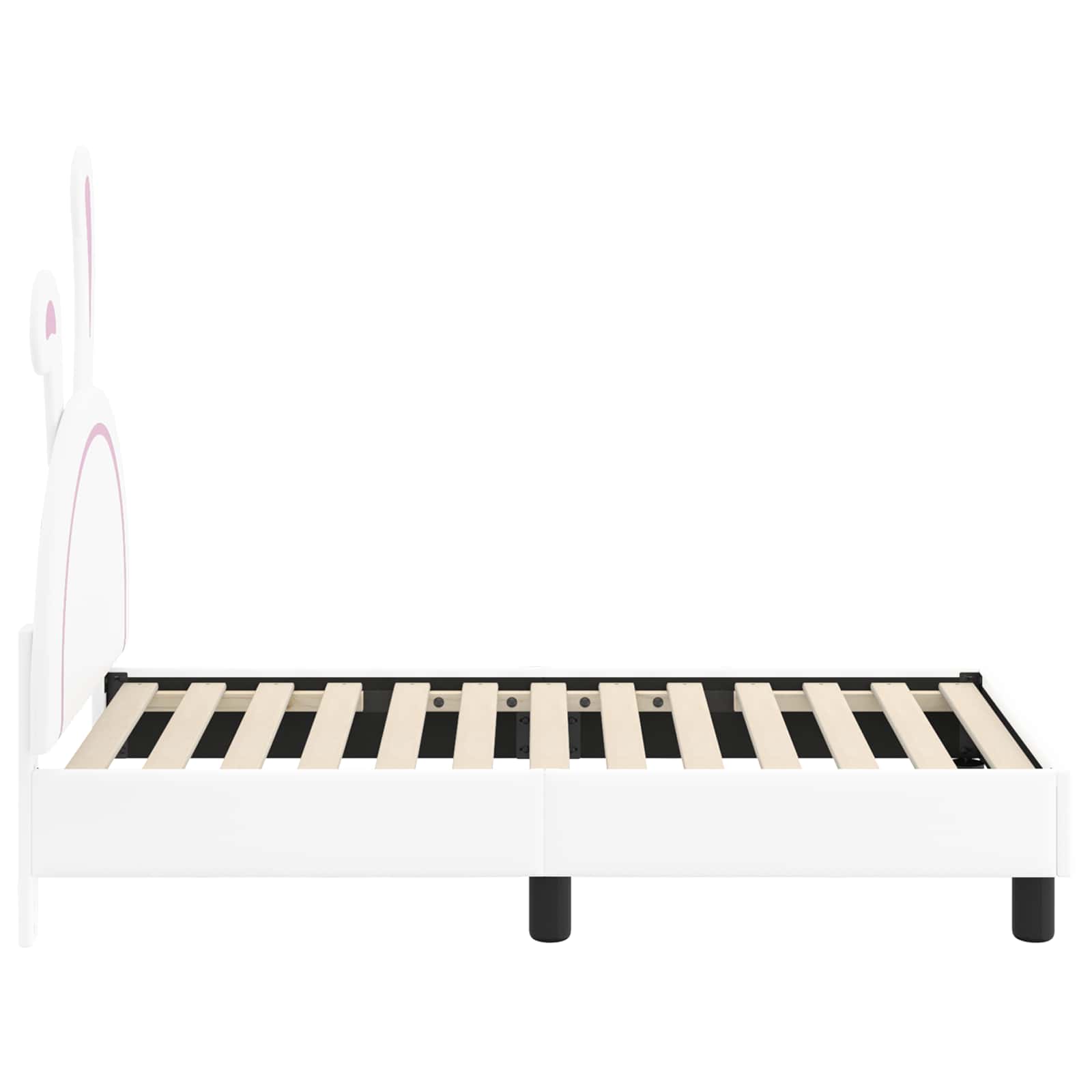 Cadre de lit pour tout-petit avec tête de lit Blanc 70 x 140 cm - XIOS