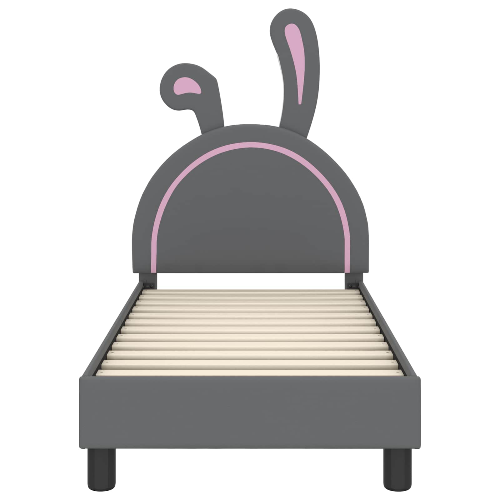 Cadre de lit pour tout-petit avec tête de lit Gris clair PU - XIOS