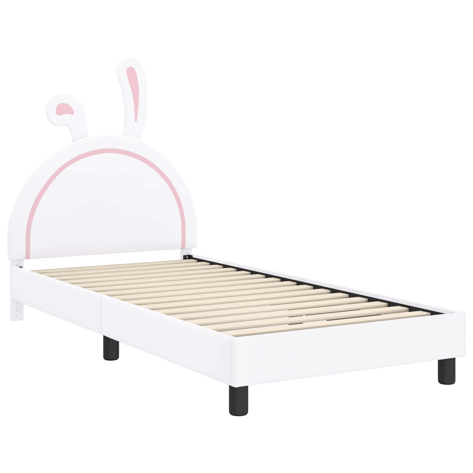 Cadre de lit pour enfants avec tête de lit Blanc 90 x 190 cm PU - XIOS