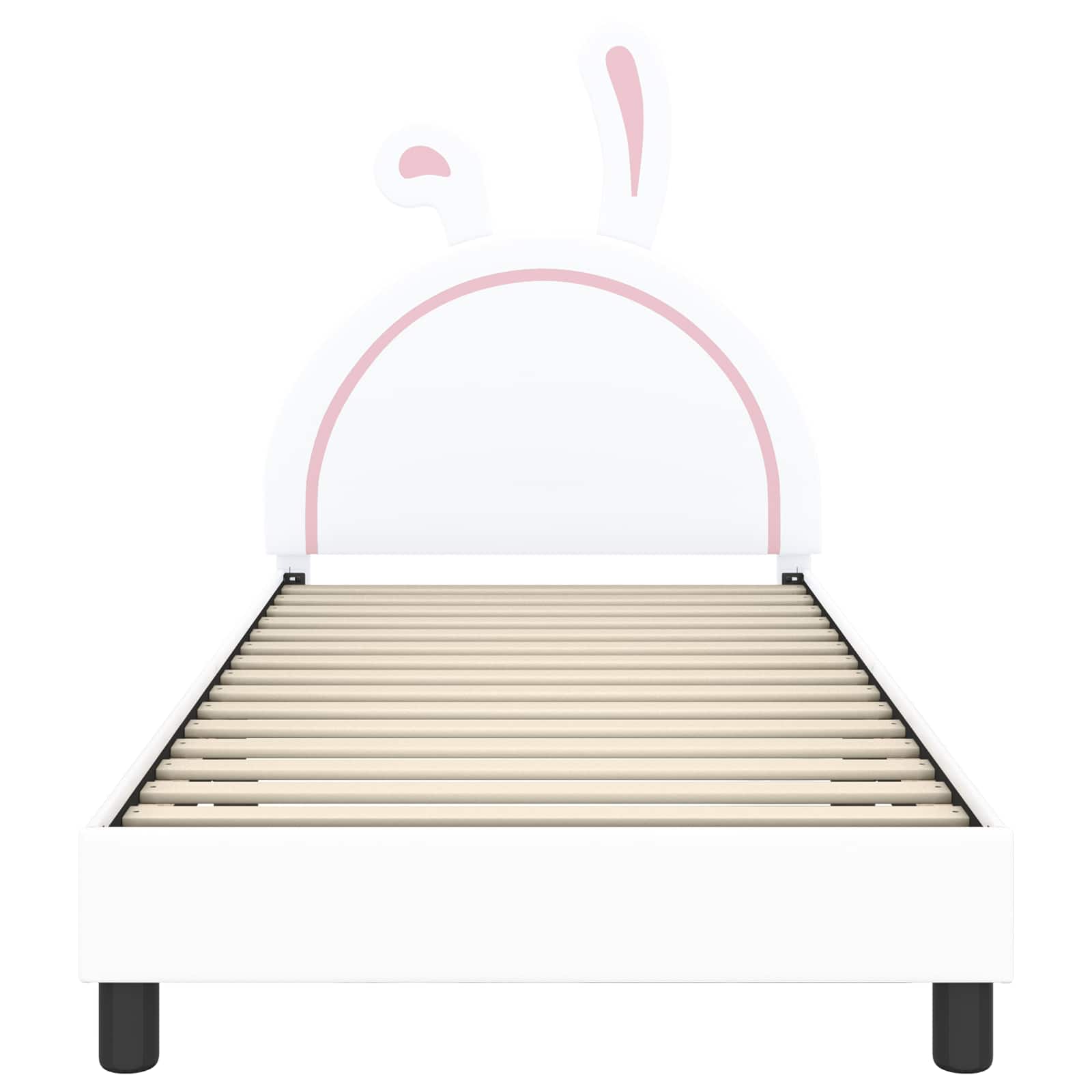 Cadre de lit pour enfants avec tête de lit Blanc 90 x 190 cm PU - XIOS