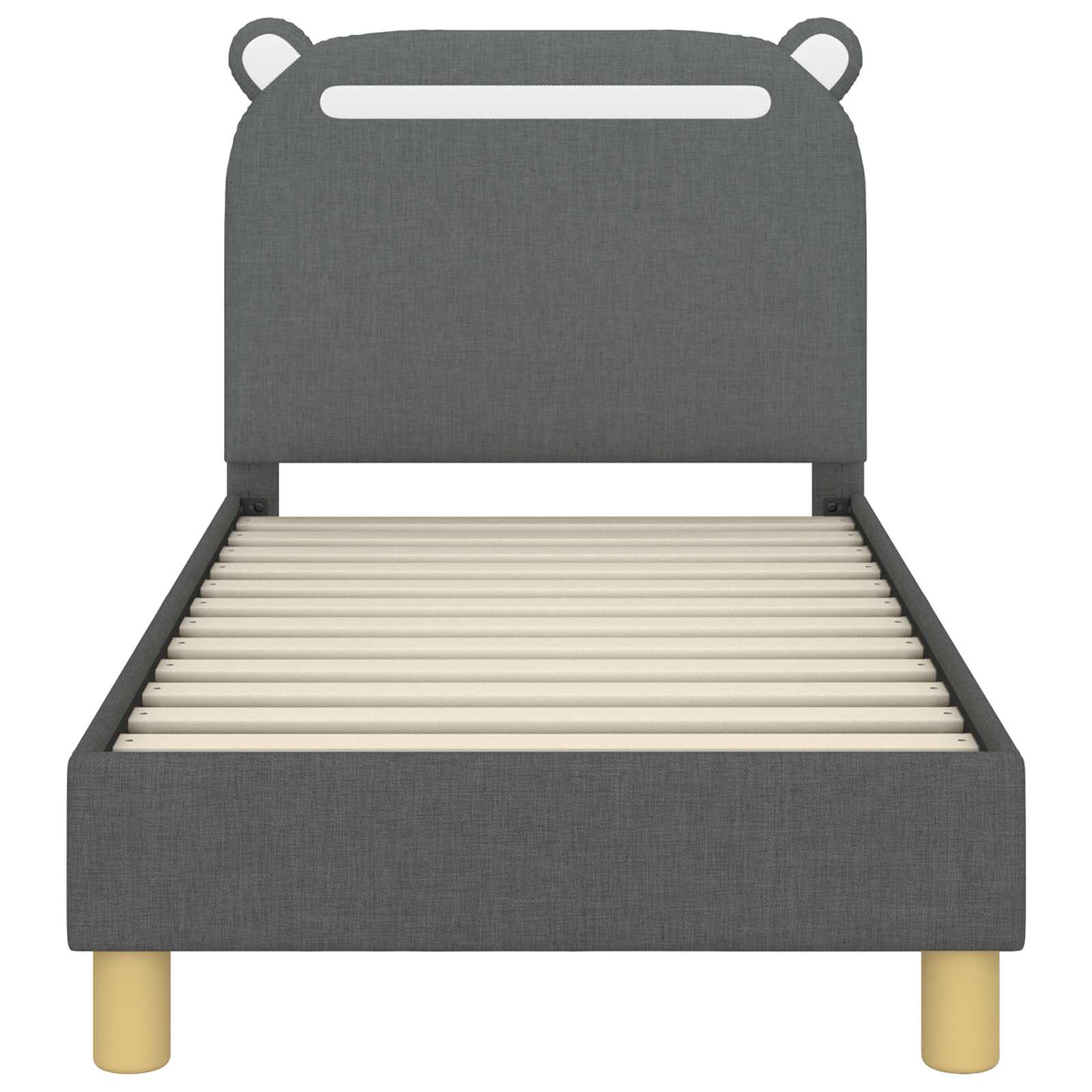 Cadre de lit pour tout-petit avec tête de lit Gris foncé - XIOS