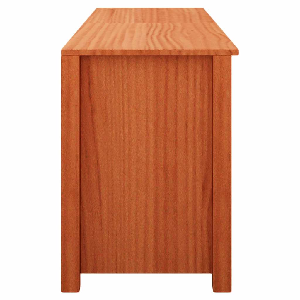 Banc à chaussures avec étagère Cire marron 160 x 36,5 x 50 cm - XIOS