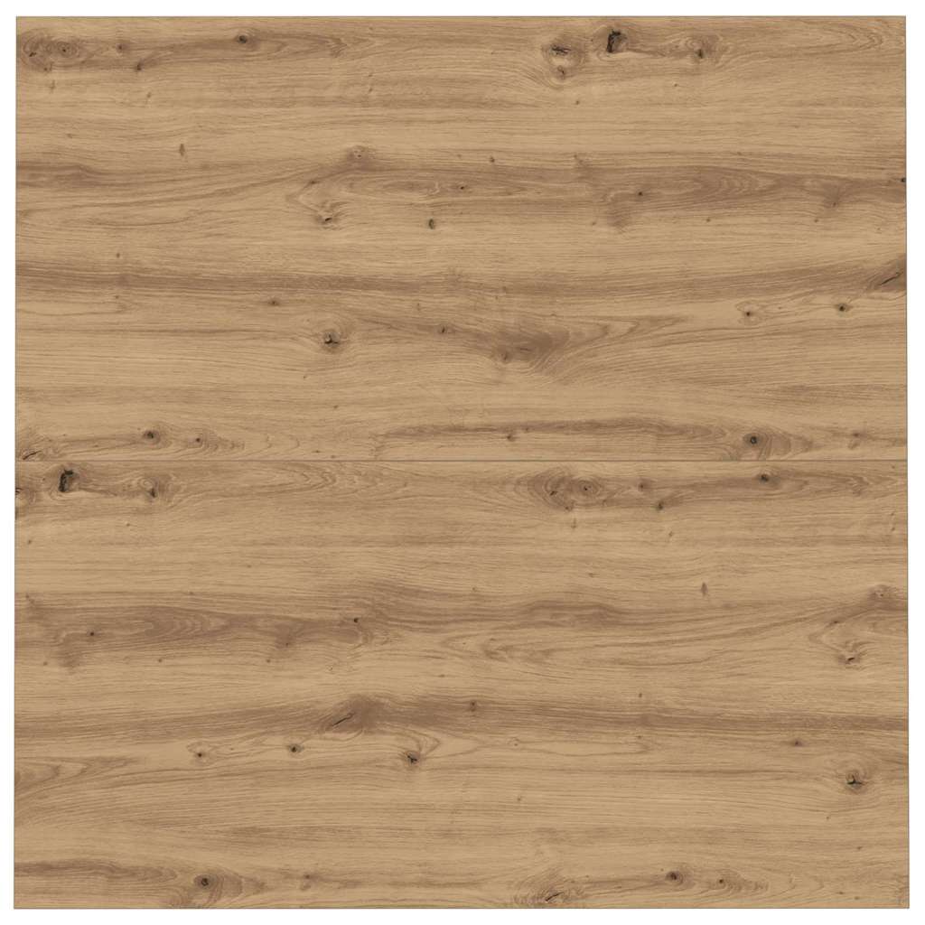 Table basse chêne artisanal 100 x 100 x 40 cm Bois d'ingénierie - XIOS