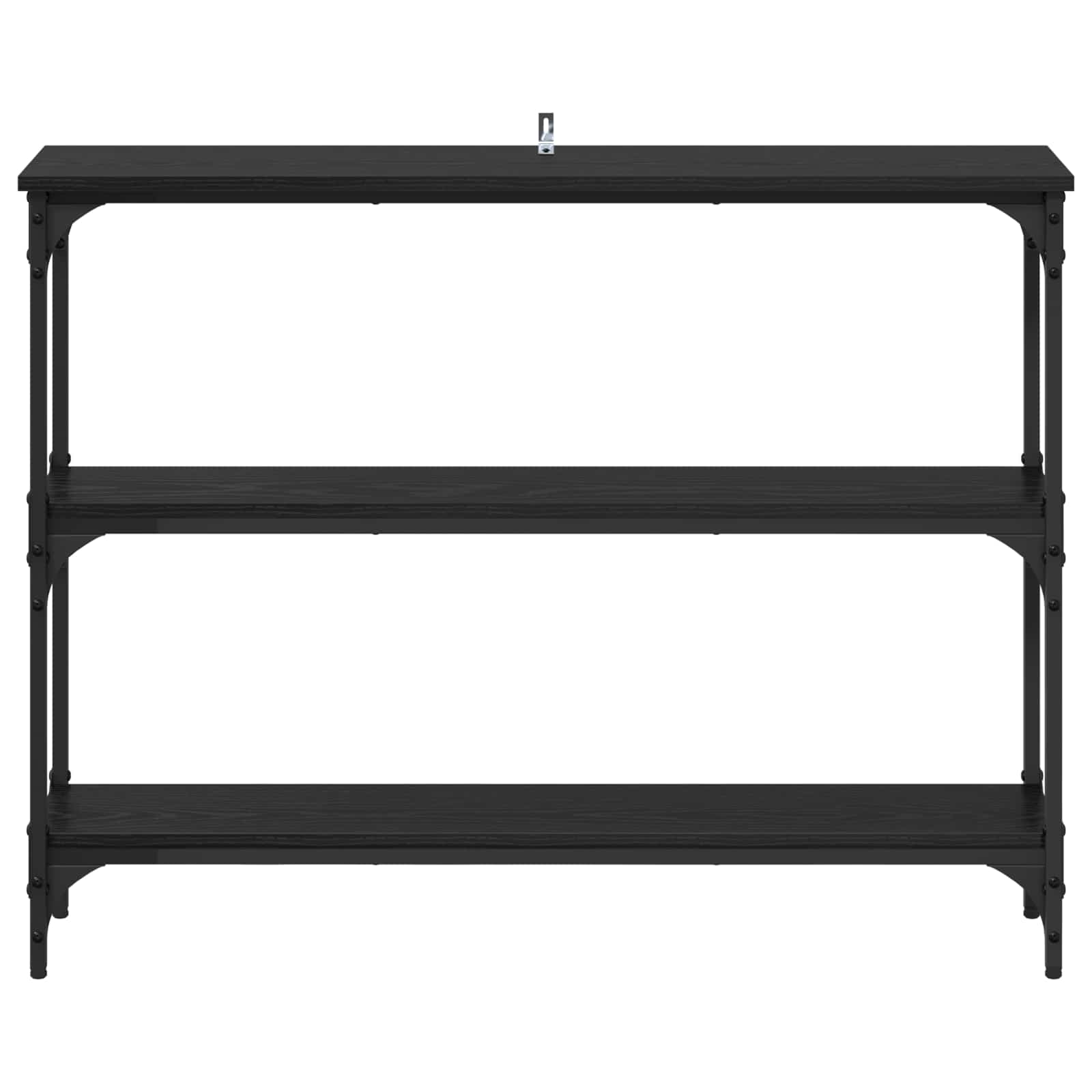 Table console Chêne noir 100 x 22,5 x 75 cm Bois d'ingénierie - XIOS