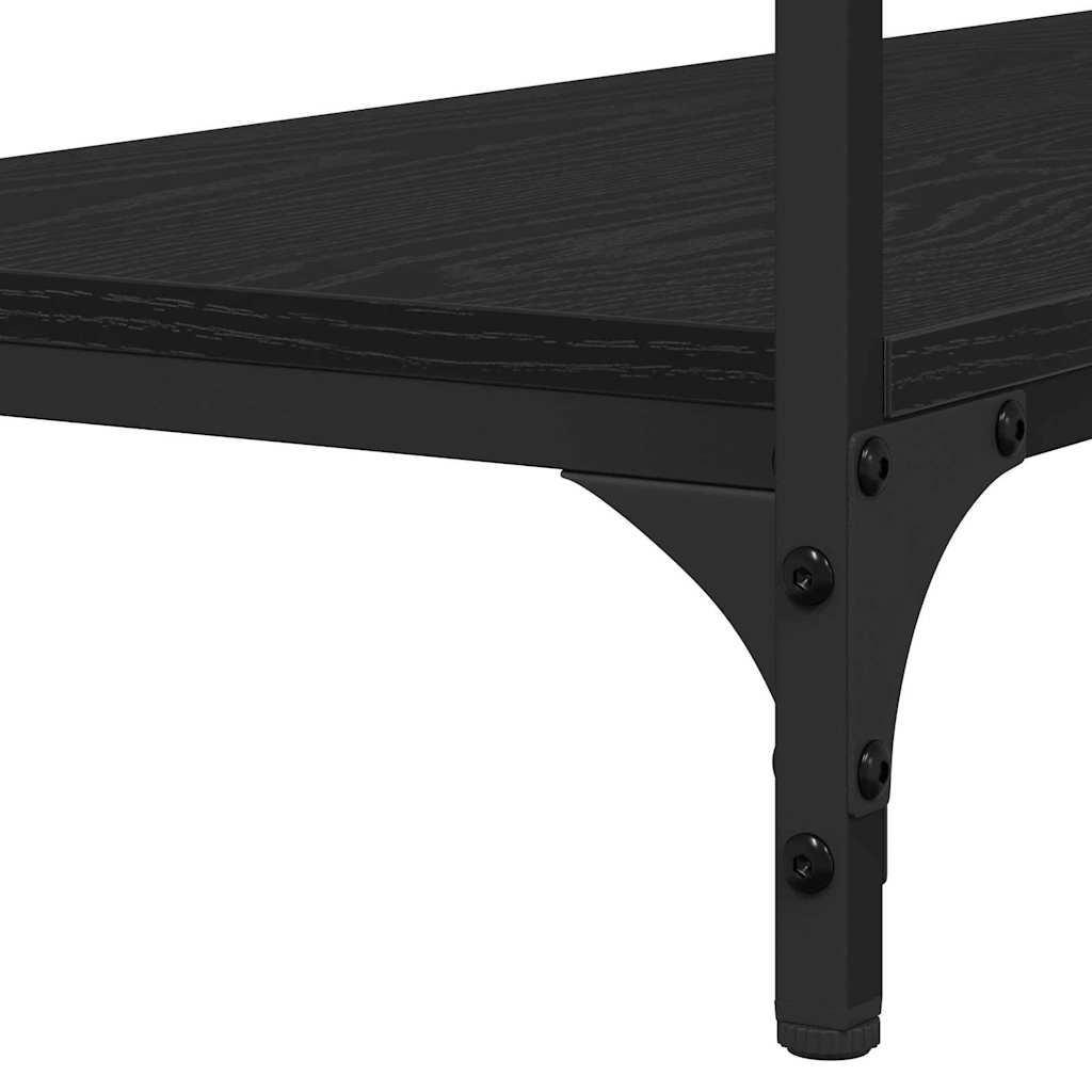 Table console Chêne noir 100 x 34.5 x 75 cm Bois d'ingénierie - XIOS