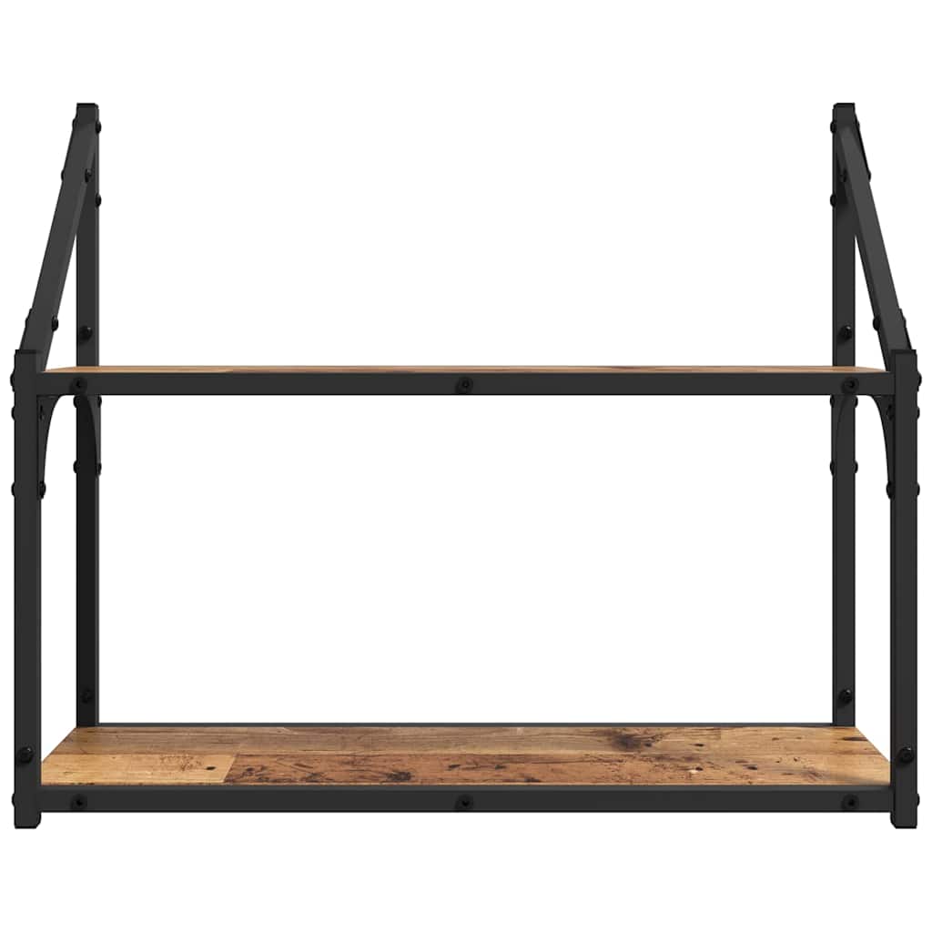 Étagère Murale Bois ancien 60 x 21 x 51 cm Bois d'ingénierie - XIOS