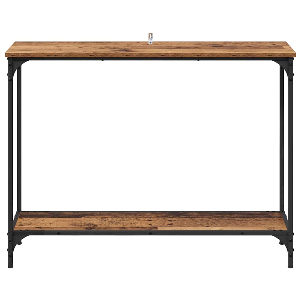 Table console Bois ancien 101 x 30.5 x 75 cm Bois d'ingénierie - XIOS