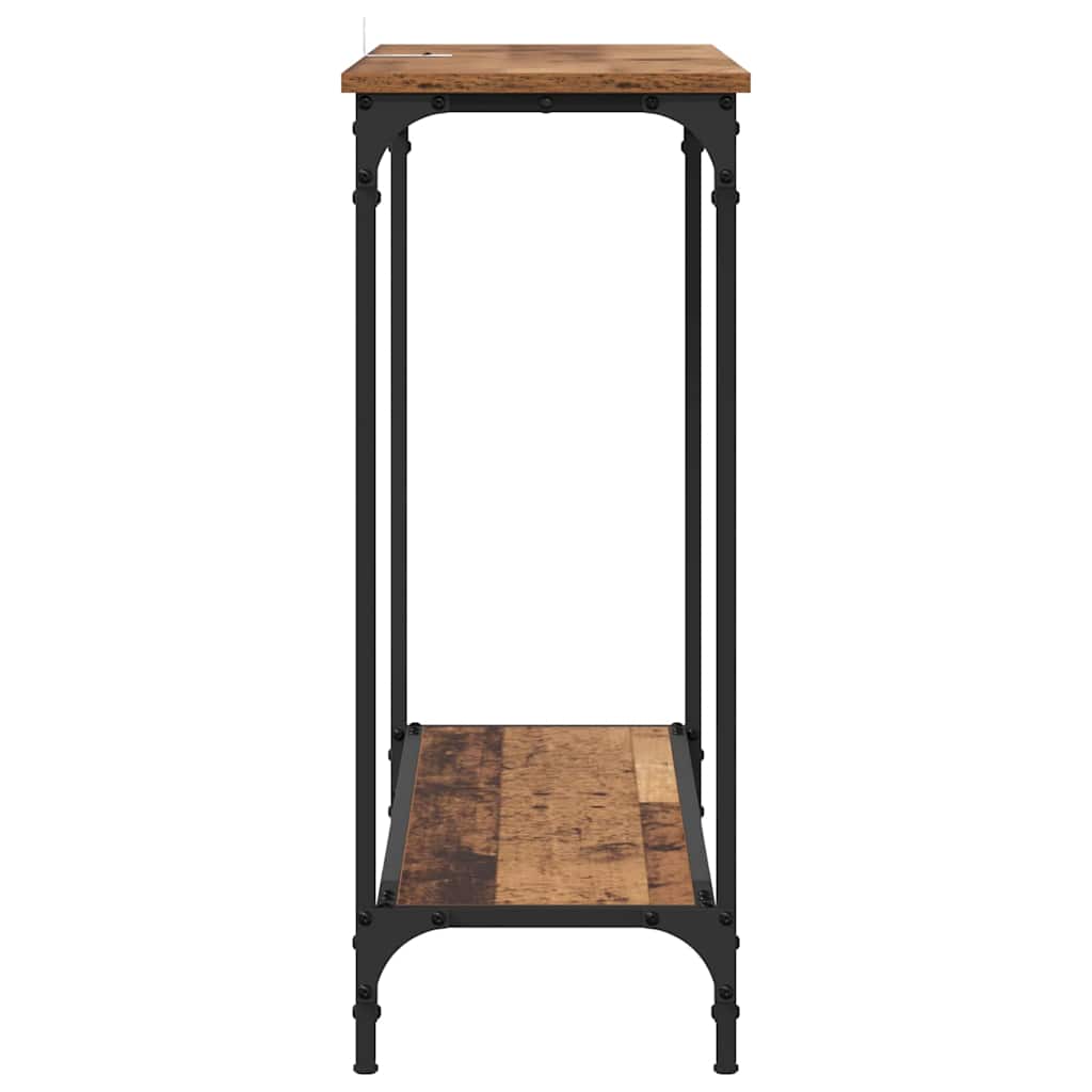 Table console Bois ancien 101 x 30.5 x 75 cm Bois d'ingénierie - XIOS