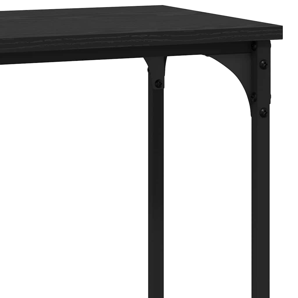 Table console Chêne noir 101 x 30.5 x 75 cm Bois d'ingénierie - XIOS