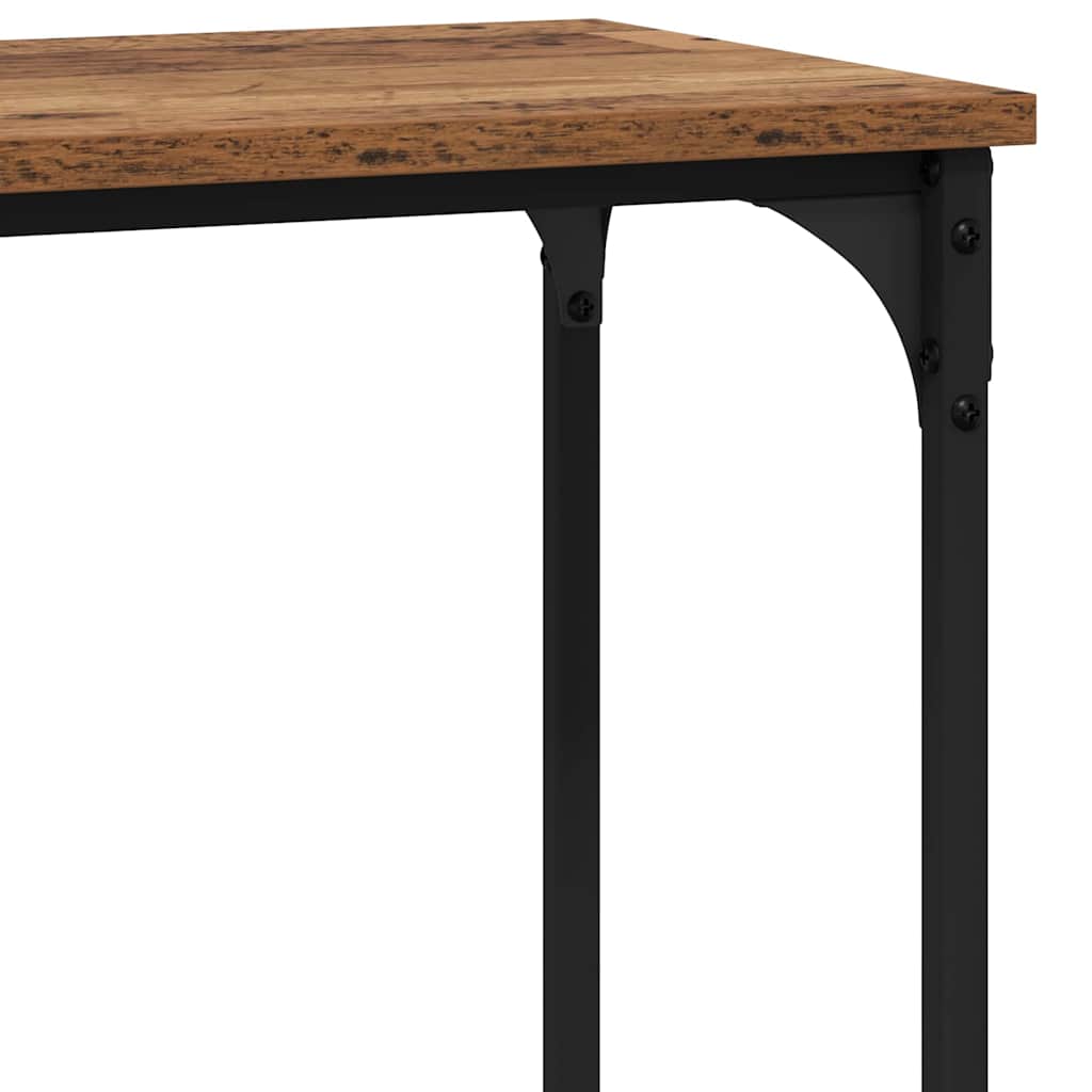 Table console Bois ancien 75 x 30.5 x 75 cm Bois d'ingénierie - XIOS