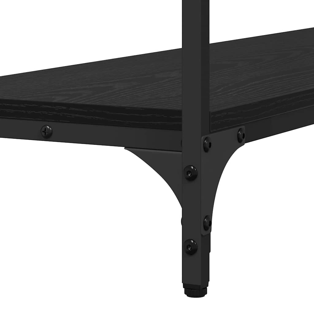 Table console Chêne noir 100 x 29 x 75 cm Bois d'ingénierie - XIOS