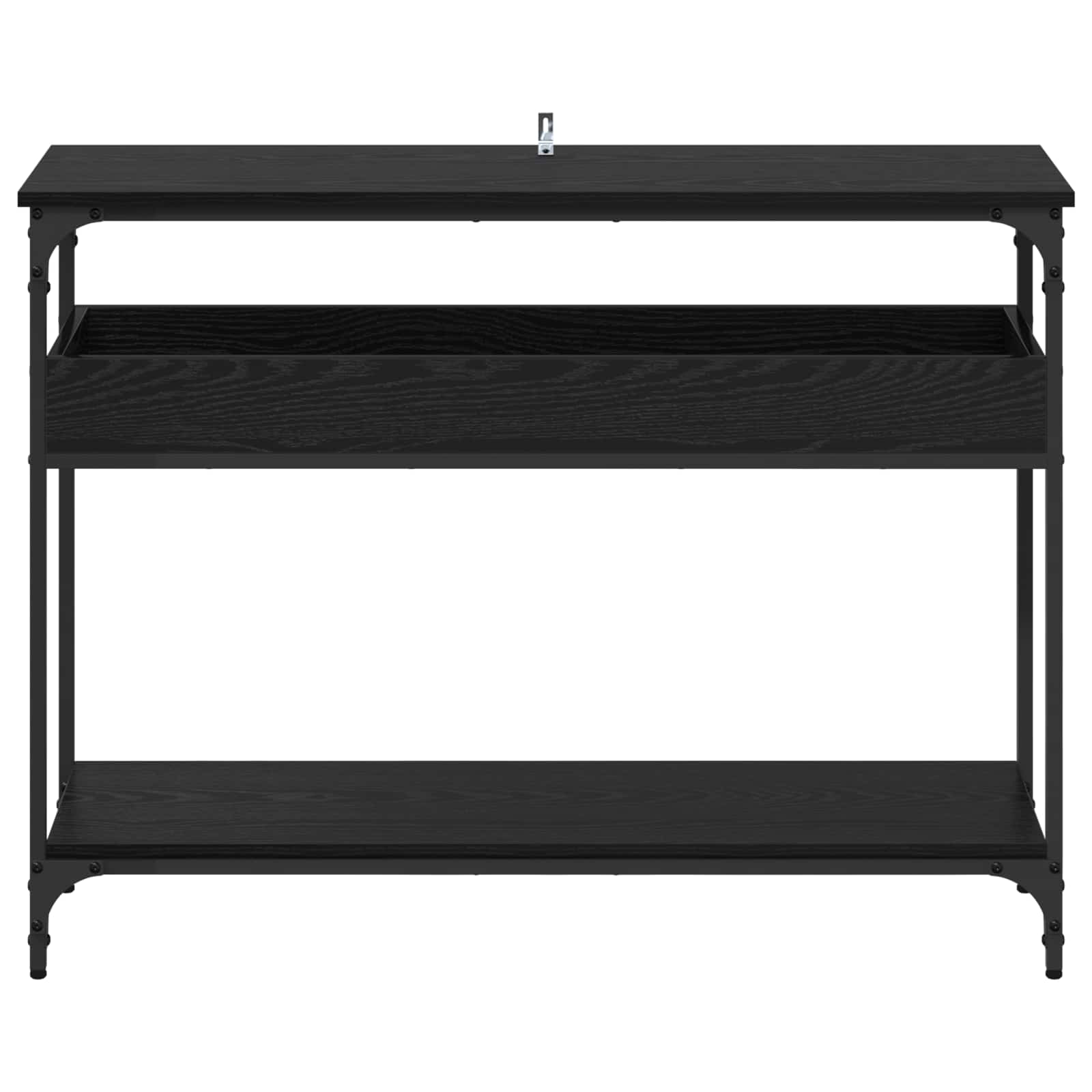 Table console Chêne noir 100 x 29 x 75 cm Bois d'ingénierie - XIOS