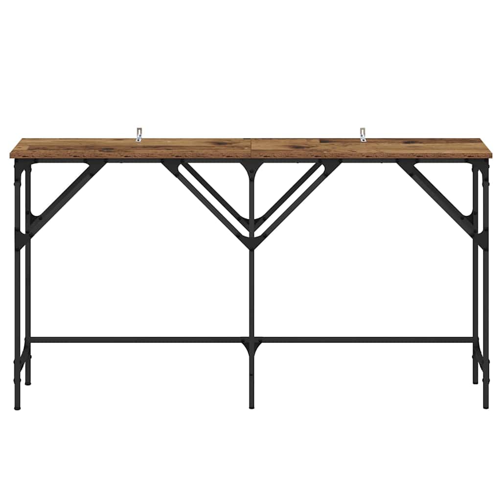 Table console Bois ancien 140 x 29 x 75 cm Bois d'ingénierie - XIOS