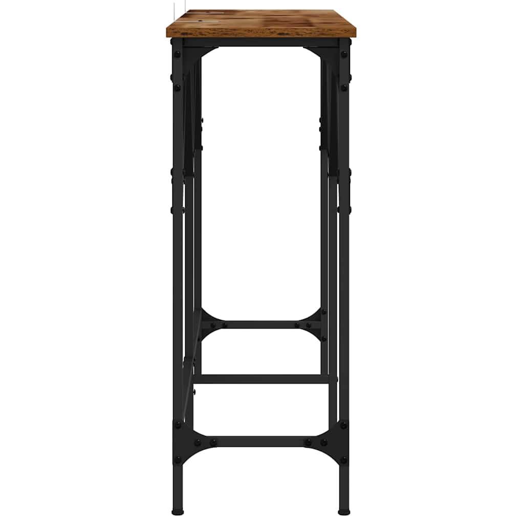 Table console Bois ancien 140 x 29 x 75 cm Bois d'ingénierie - XIOS