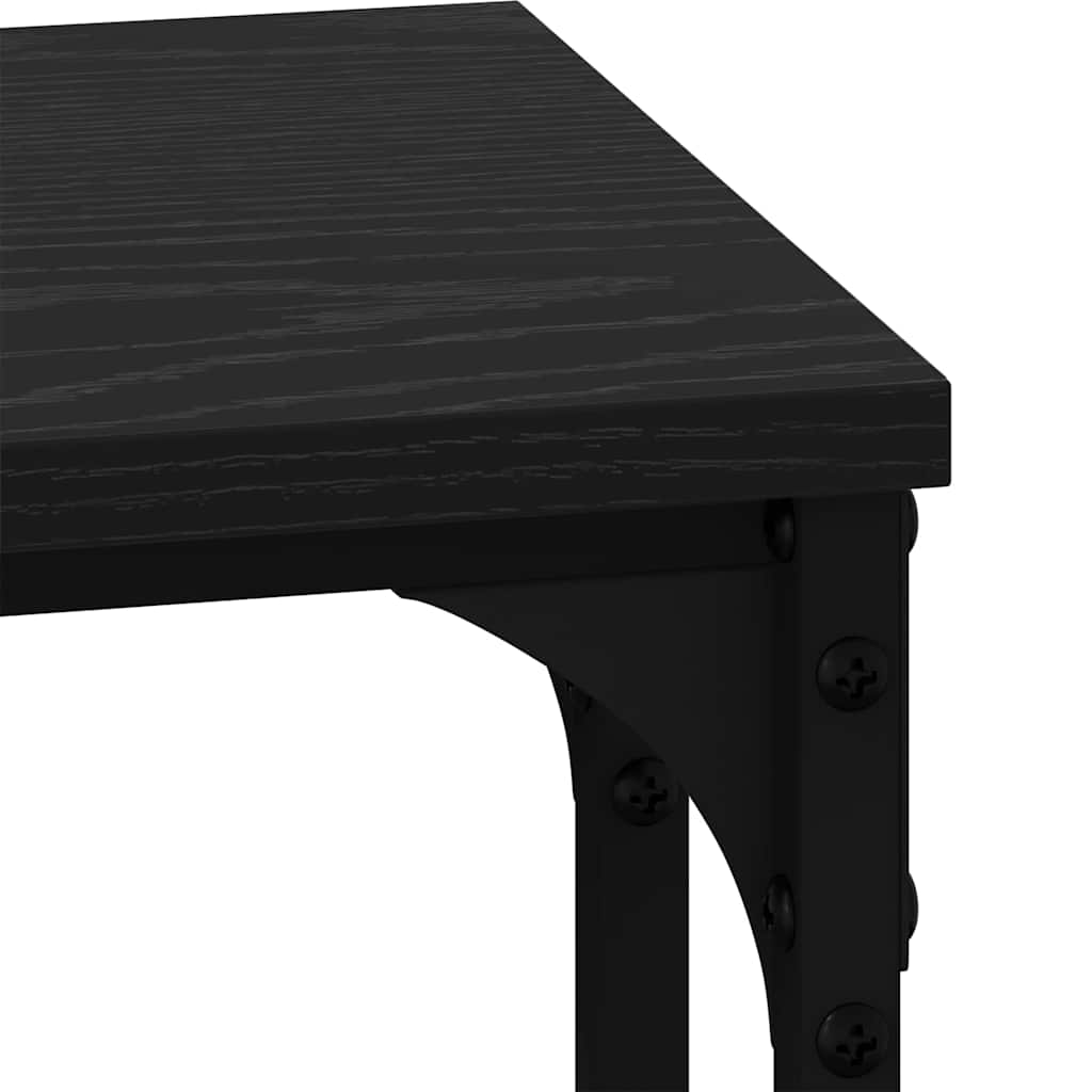 Table basse gigogne 3 pcs Chêne noir 50.5 x 35 x 53 cm - XIOS