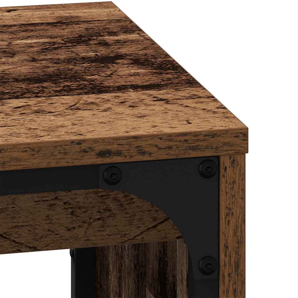 Table basse 3 pcs Bois ancien Bois d'ingénierie - XIOS