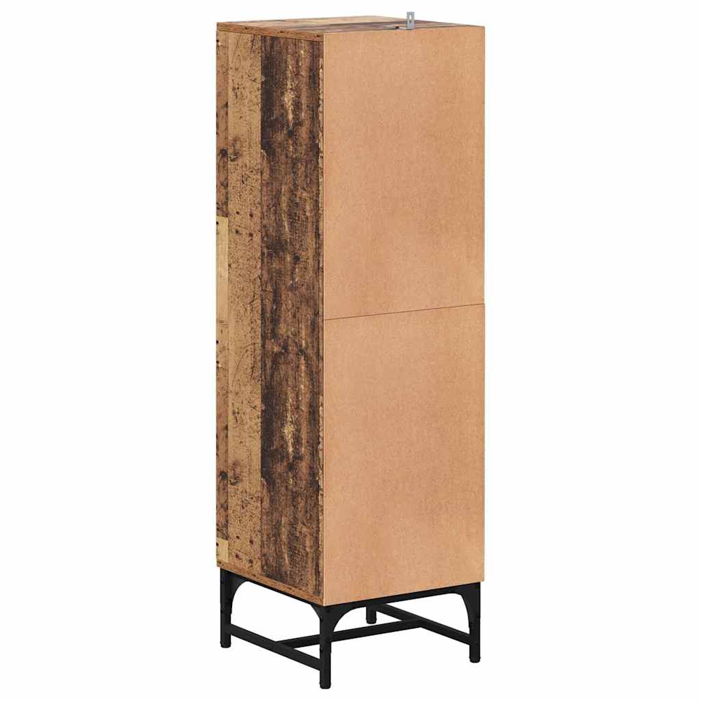 Haut Armoire Bois ancien 35 x 37 x 117 cm Bois d'ingénierie - XIOS