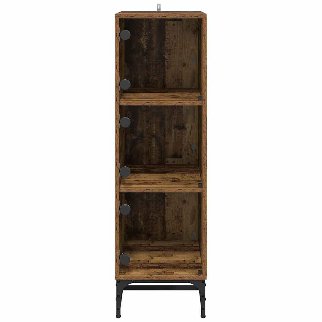 Haut Armoire Bois ancien 35 x 37 x 117 cm Bois d'ingénierie - XIOS