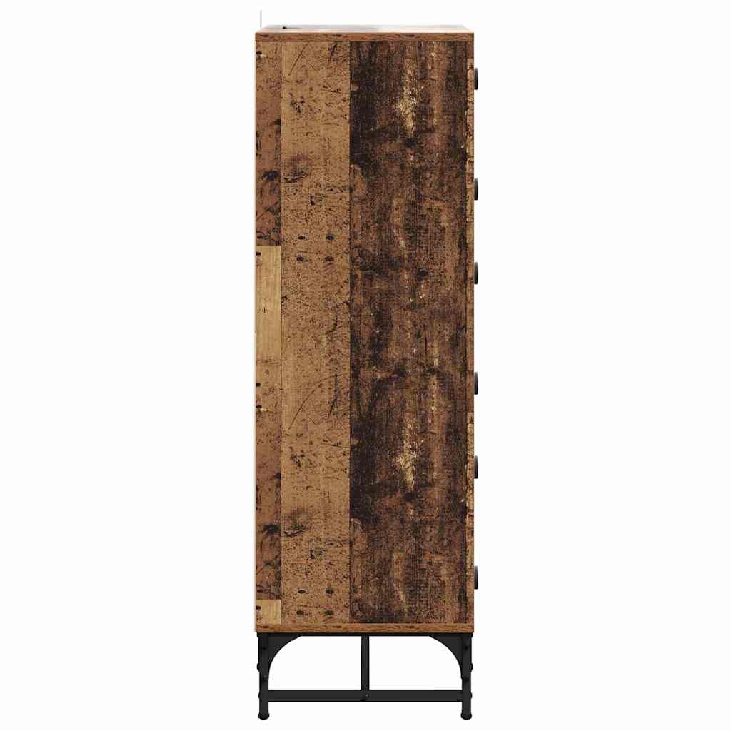 Haut Armoire Bois ancien 35 x 37 x 117 cm Bois d'ingénierie - XIOS
