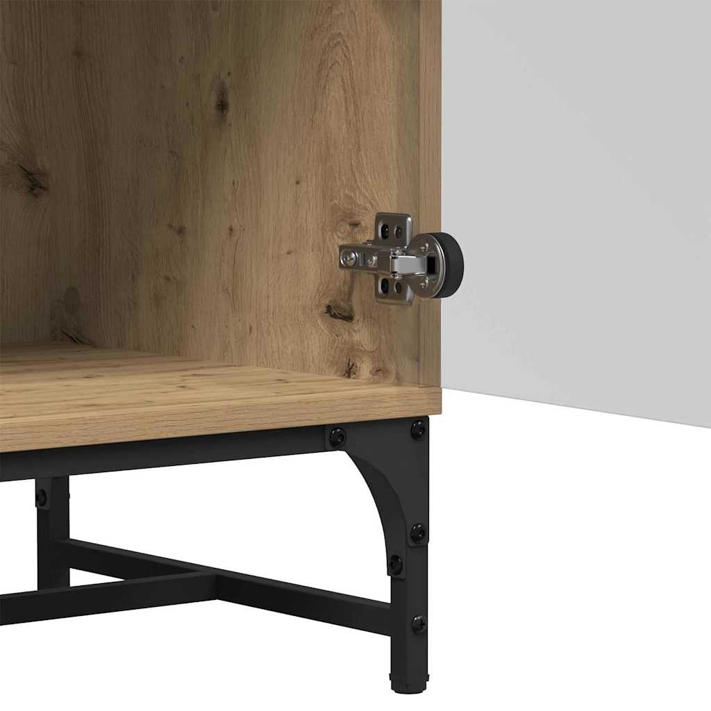 Haut Armoire chêne artisanal 35 x 37 x 117 cm Bois d'ingénierie - XIOS
