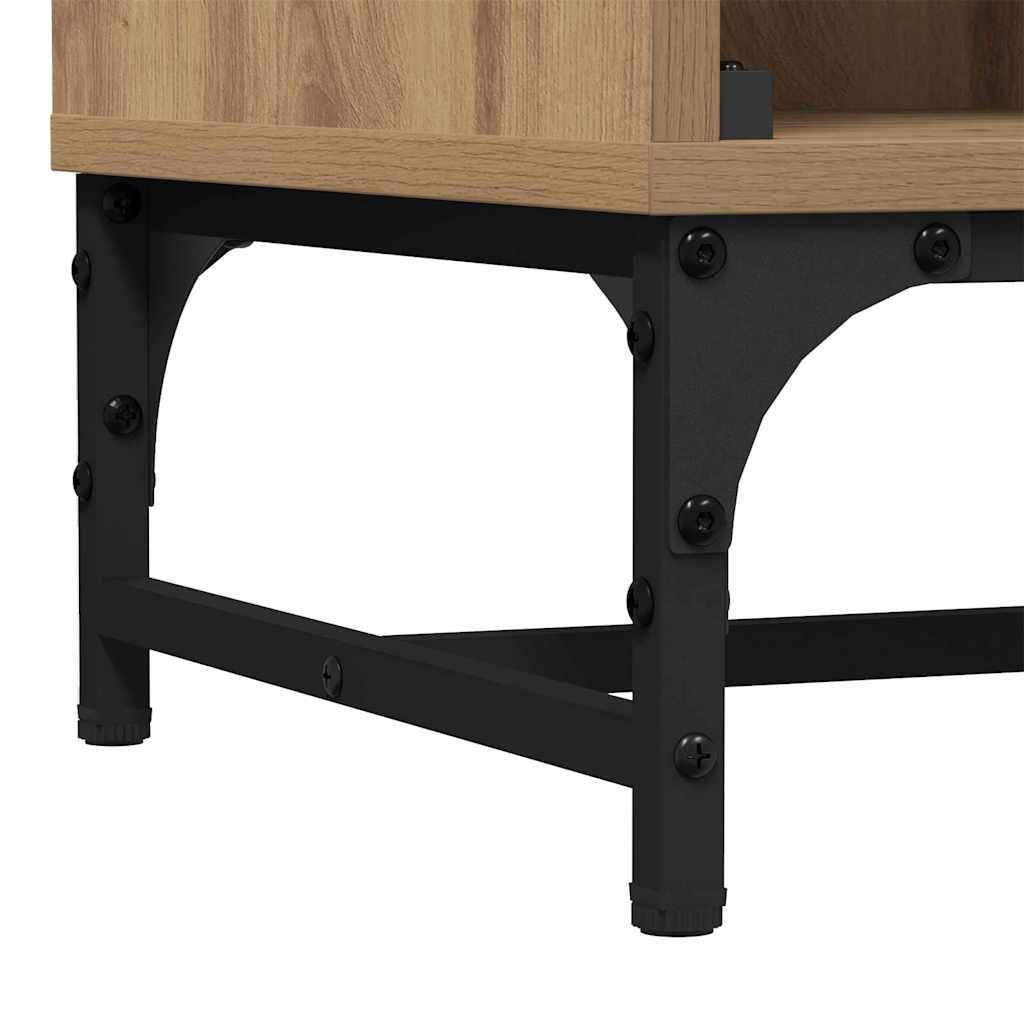 Haut Armoire chêne artisanal 35 x 37 x 117 cm Bois d'ingénierie - XIOS