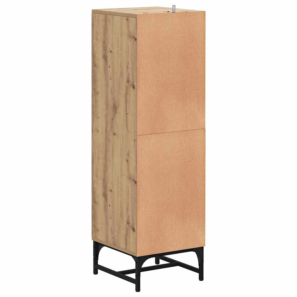 Haut Armoire chêne artisanal 35 x 37 x 117 cm Bois d'ingénierie - XIOS