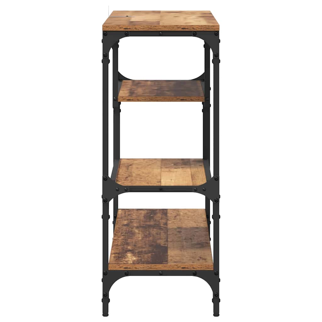 Table console Bois ancien 100 x 30 x 75 cm Bois d'ingénierie - XIOS