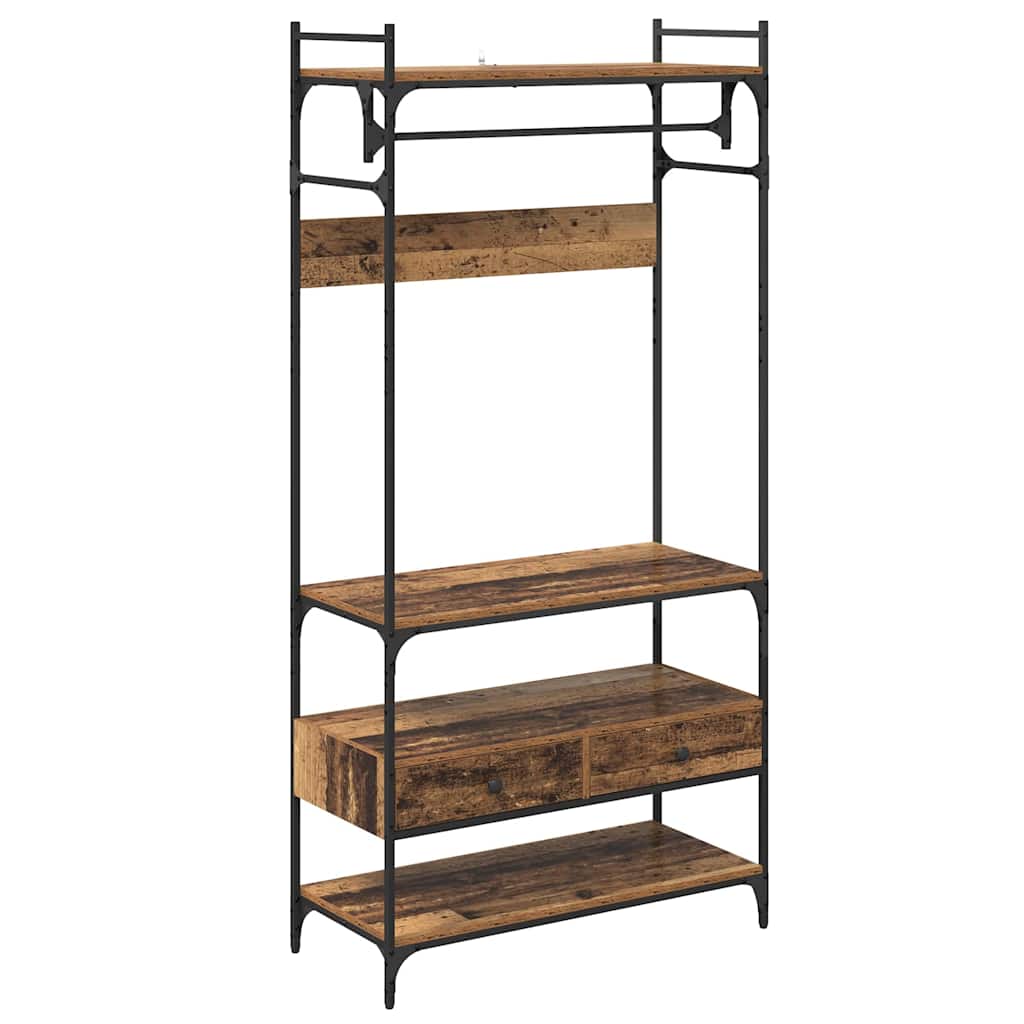 Armoire Bois ancien 89 x 39 x 184.5 cm Bois d'ingénierie - XIOS