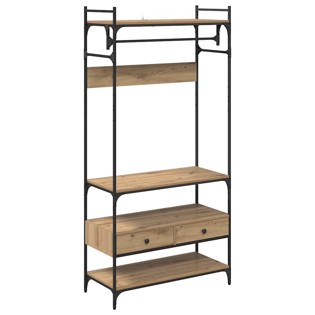 Armoire chêne artisanal 89 x 39 x 184.5 cm Bois d'ingénierie - XIOS