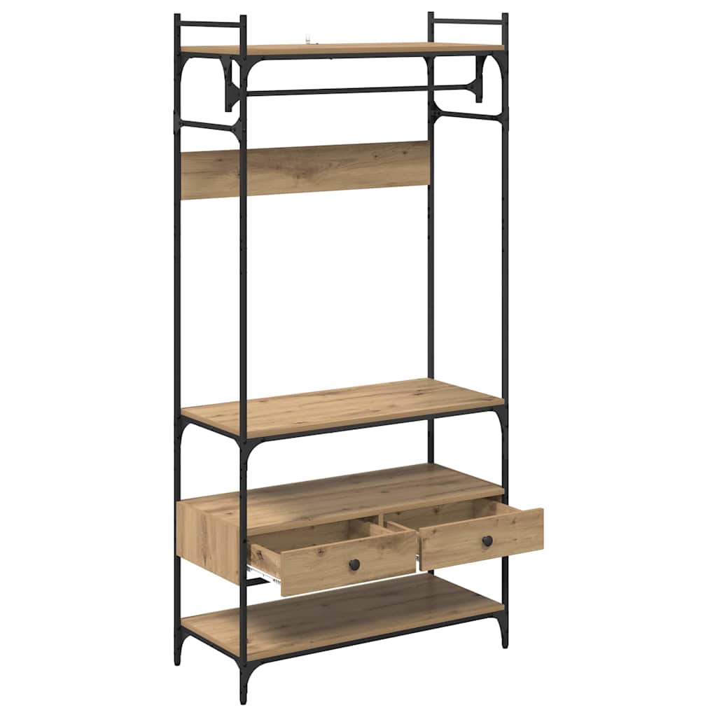 Armoire chêne artisanal 89 x 39 x 184.5 cm Bois d'ingénierie - XIOS