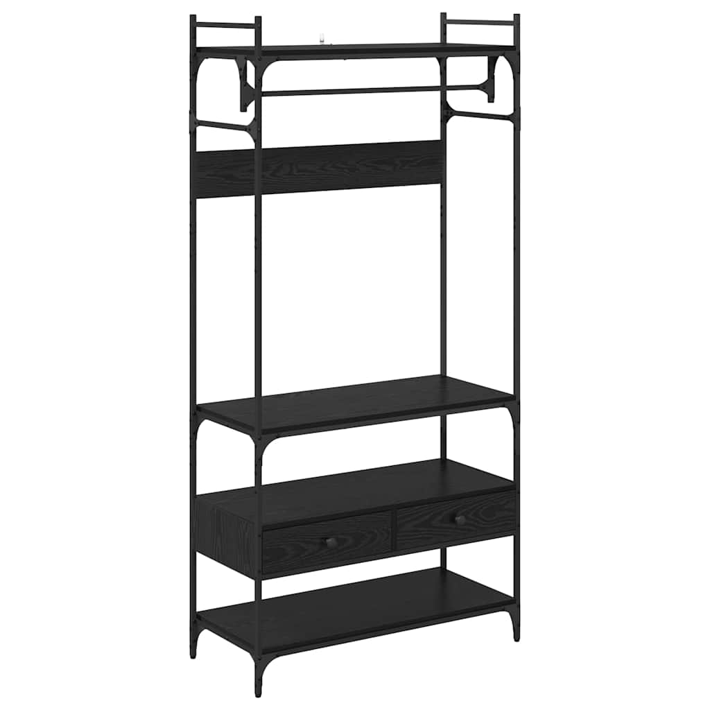 Armoire Chêne noir 89 x 39 x 184.5 cm Bois d'ingénierie - XIOS