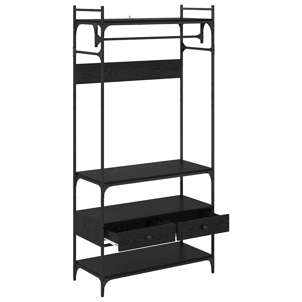 Armoire Chêne noir 89 x 39 x 184.5 cm Bois d'ingénierie - XIOS