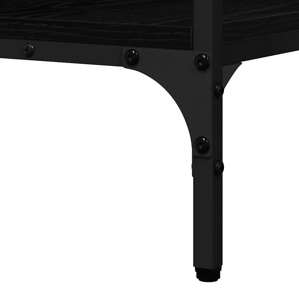 Table console Chêne noir 100 x 32 x 75 cm Bois d'ingénierie - XIOS
