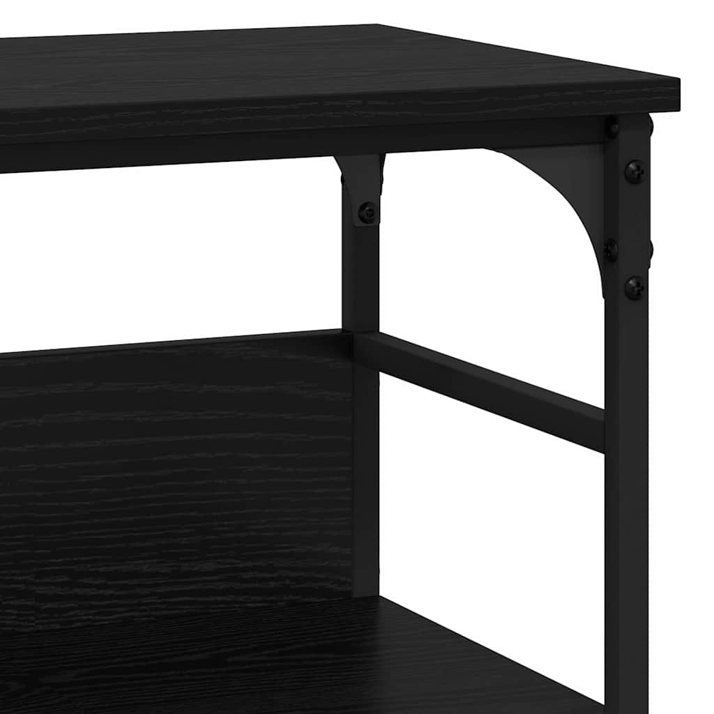 Table console Chêne noir 100 x 32 x 75 cm Bois d'ingénierie - XIOS