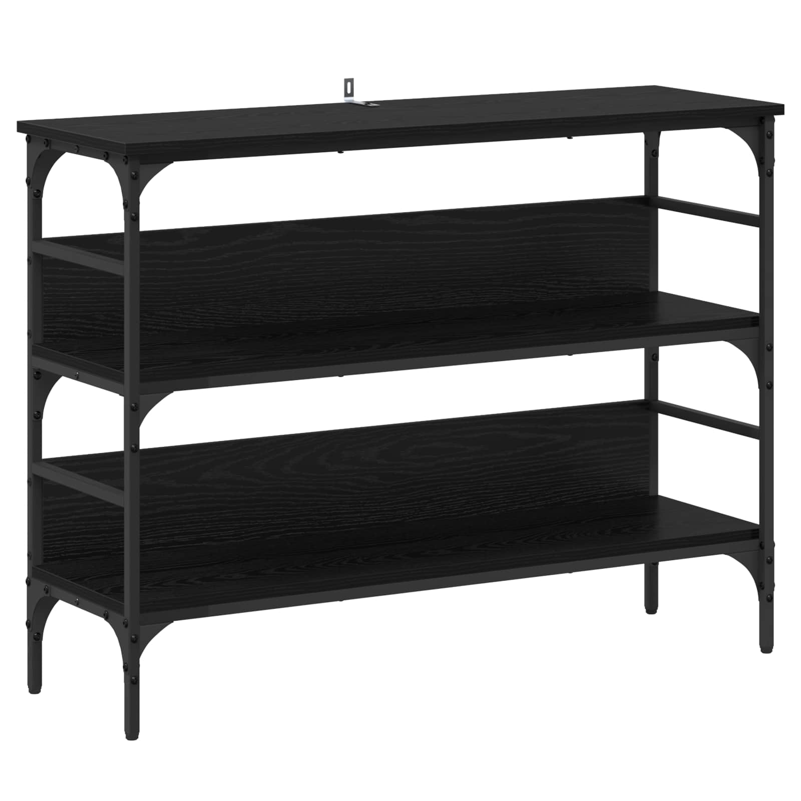 Table console Chêne noir 100 x 32 x 75 cm Bois d'ingénierie - XIOS