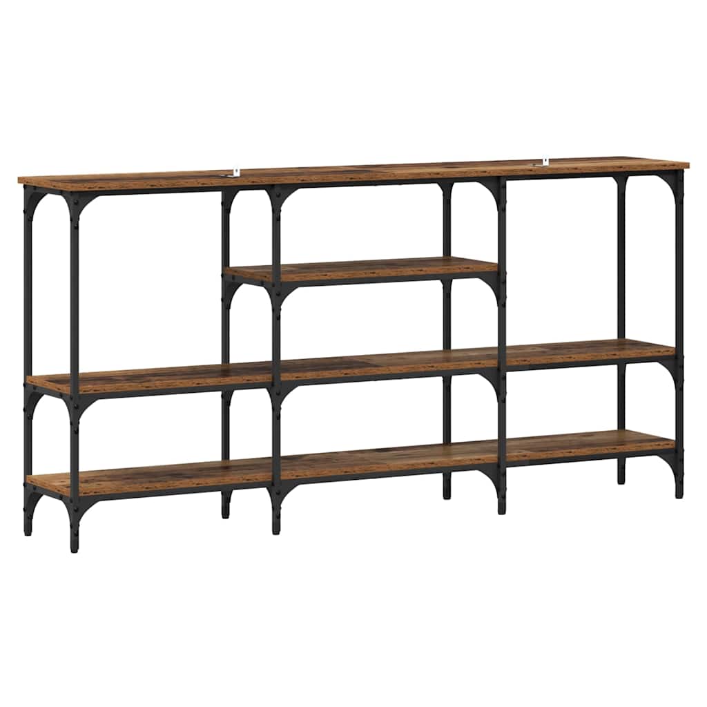 Table console Bois ancien 160 x 29 x 80 cm Bois d'ingénierie - XIOS