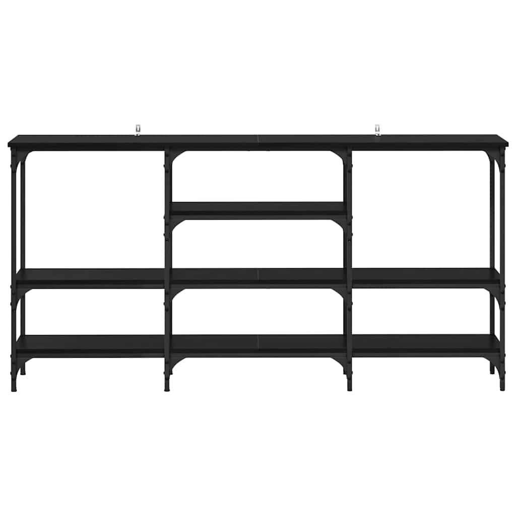 Table console Chêne noir 160 x 29 x 80 cm Bois d'ingénierie - XIOS