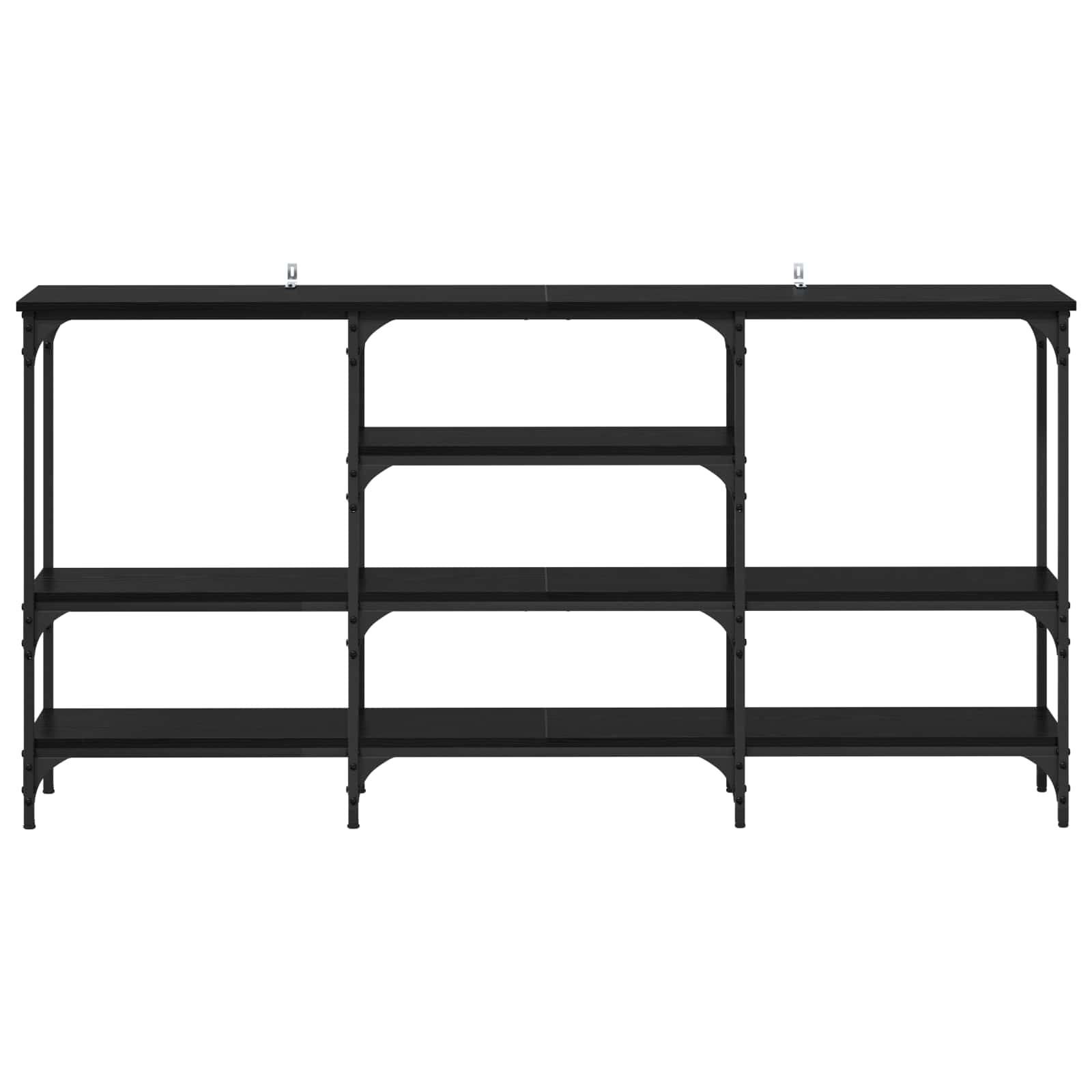 Table console Chêne noir 160 x 29 x 80 cm Bois d'ingénierie - XIOS