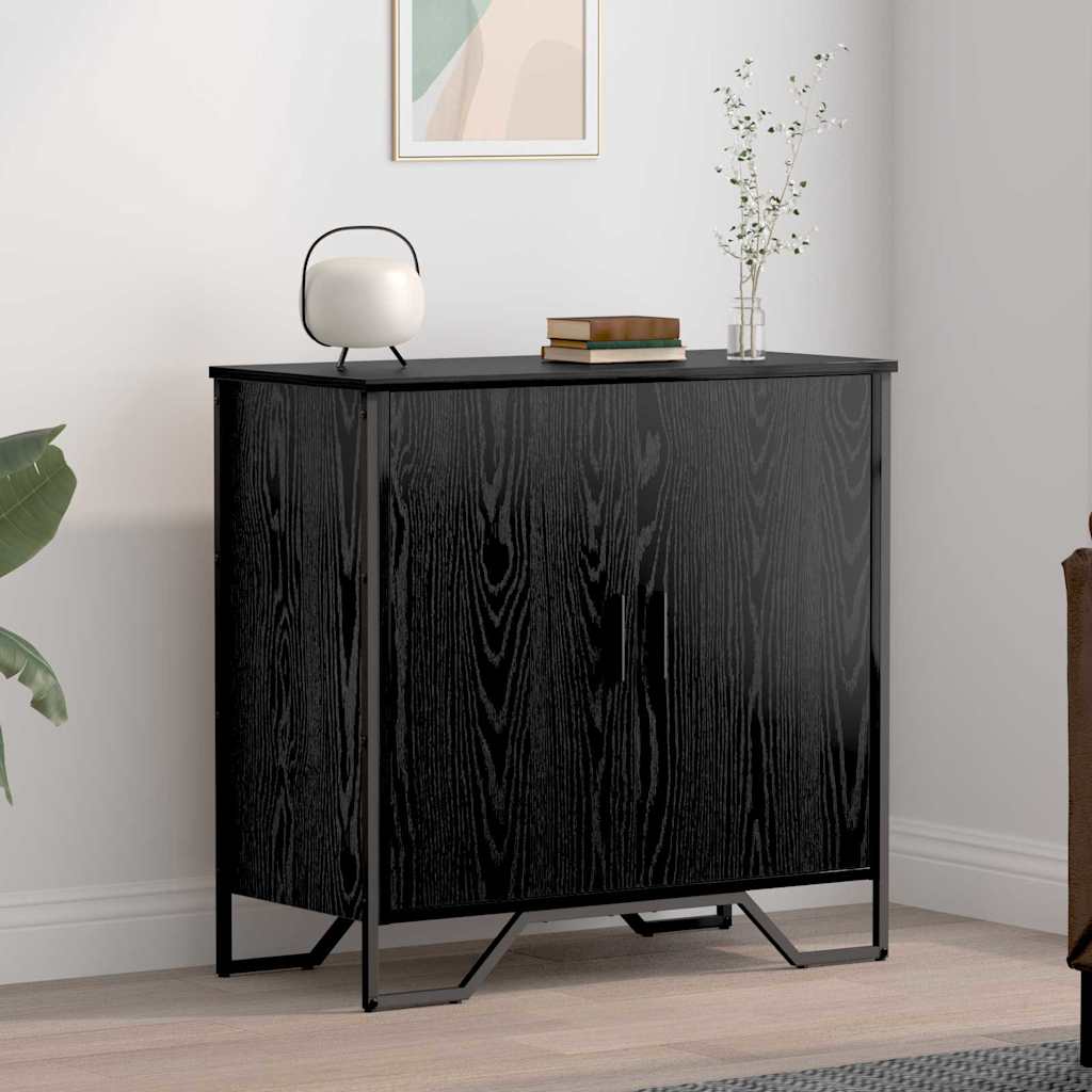 Buffet Noir 78 x 35.5 x 74.5 cm Bois d'ingénierie - XIOS
