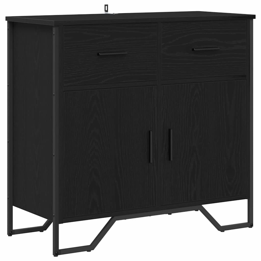 Buffet Chêne noir 79.5 x 35.5 x 74.5 cm Bois d'ingénierie - XIOS